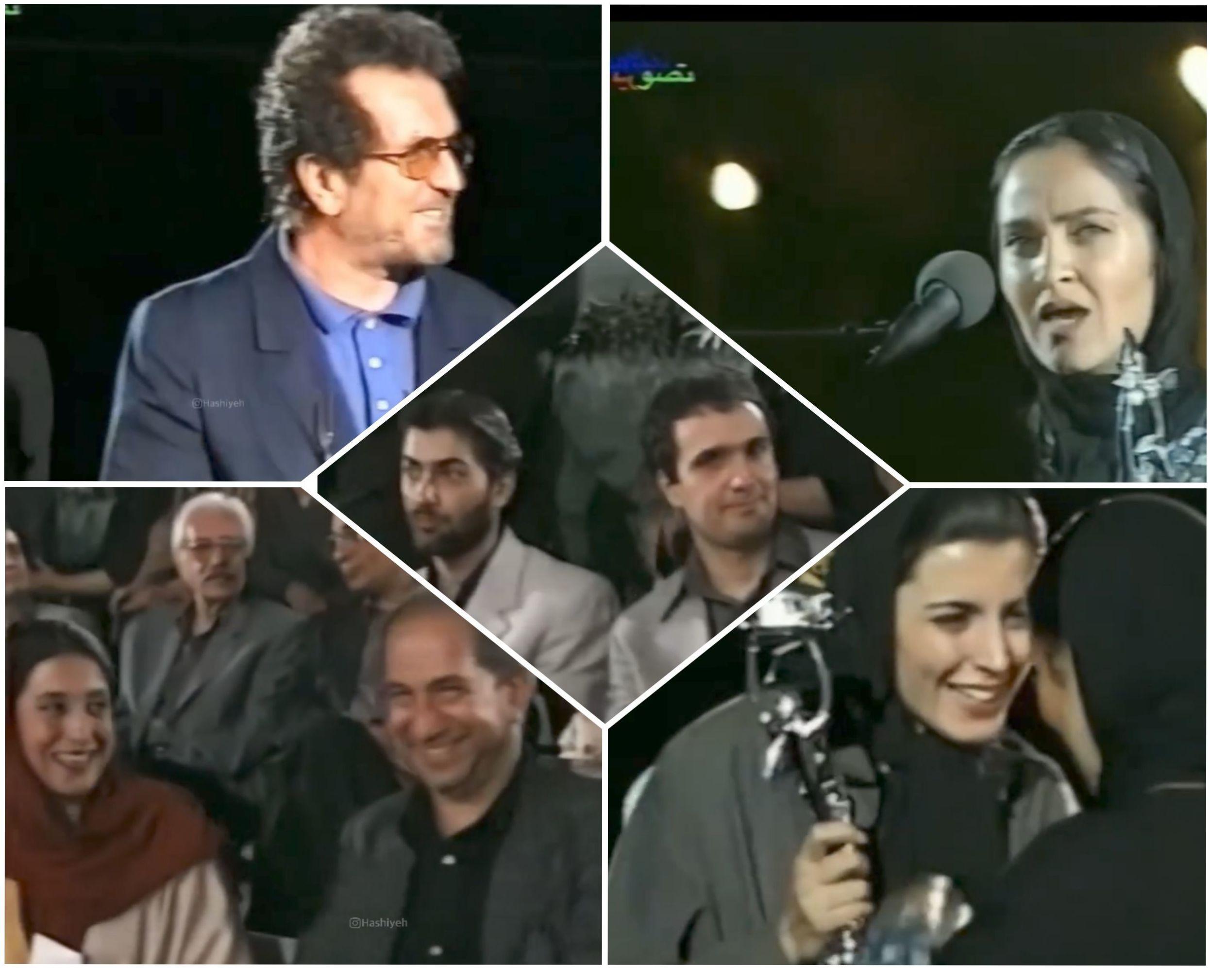 ویدئو زیر خاکی از جشن ۱۰۰ سالگی سینما ایران | تیپ و استایل بازیگران ۲۳ سال پیش دیدنی ست