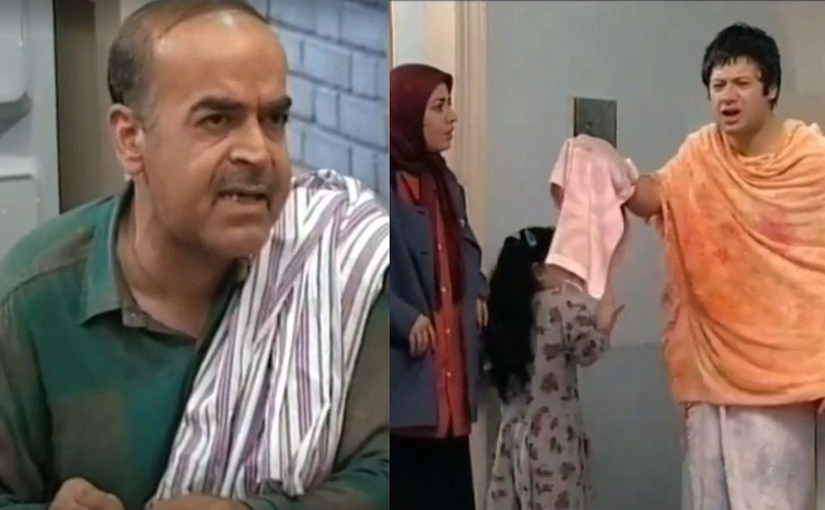 سکانس خنده دار سریال خانه به دوش | ماشاالله میگه بچه های مردم دستشویی نمیرن! + ویدئو
