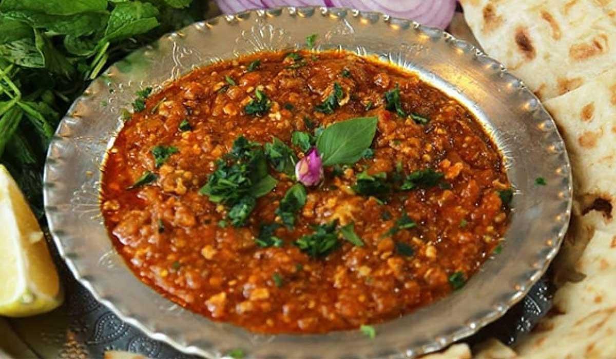 طرز تهیه میرزا قاسمی ساده و سریع | طرز تهیه میرزا قاسمی با بادمجان کبابی