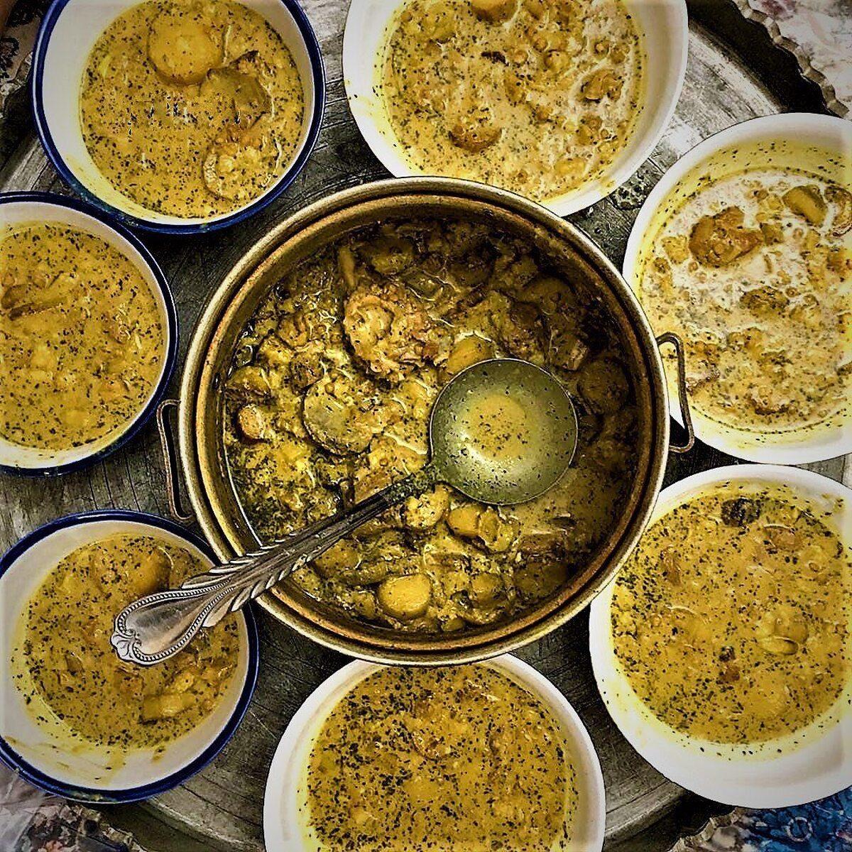 طرز تهیه غذای سنتی اراک و لرستان | آبگوشت کشک یا آبگوشت دود دار