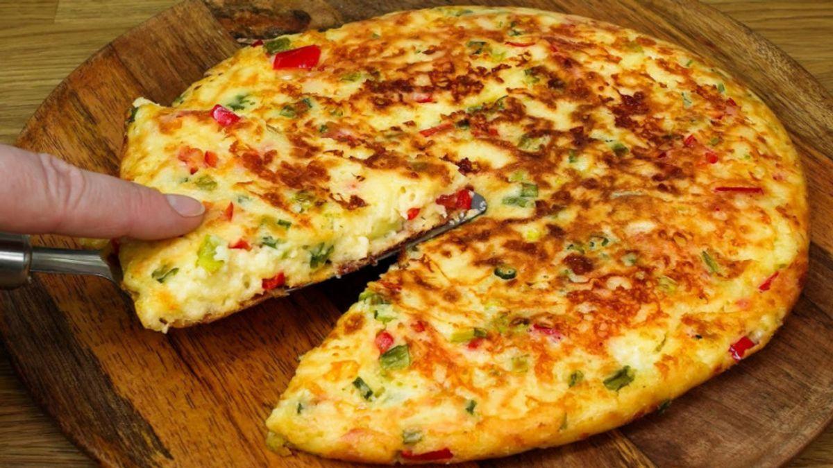 طرز تهیه پیتزا با تخم مرغ و تن ماهی | خودت در خانه پیتزا درست کن +ویدئو